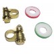 2 cosses batteries et 2 rondelles anti-sulfate (blister)
