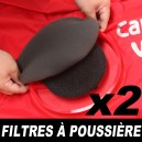 Filtres &agrave; poussi&egrave;re pour Abri gonflable Carcoon