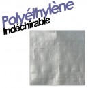 Toile POLYEHTYLENE ind&eacute;chirable au m&egrave;tre lin&eacute;aire pour fabrication de housse de protection voiture