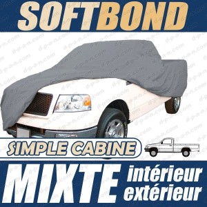 Mixte SOFTBOND - Housse voiture : Bache protection auto pour pick-up simple cabine
