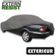 Housse de protection auto exterieure semi sur mesure en pvc gris Extern Resist pour berline 3 volumes