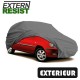 Housse de protection auto exterieure semi sur mesure en pvc gris Extern Resist pour monospace