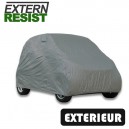 Housse de protection auto exterieure semi sur mesure en pvc gris Extern Resist pour mini citadine