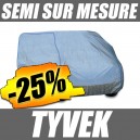 Housse de protection auto int&eacute;rieure/ext&eacute;rieure semi-sur-mesure TYVEK pour fourgons/utilitaires