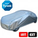 Housse de protection auto int&eacute;rieure/ext&eacute;rieure semi-sur-mesure TYVEK pour cabriolets coup&eacute;s