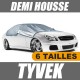 Demi-housse extérieure en TYVEK - Housse voiture : Bache protection auto pour Berlines 