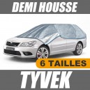Demi-housse de protection auto ext&eacute;rieure HALFCOVER en Tyvek anti-UV et anti-condensation pour breaks