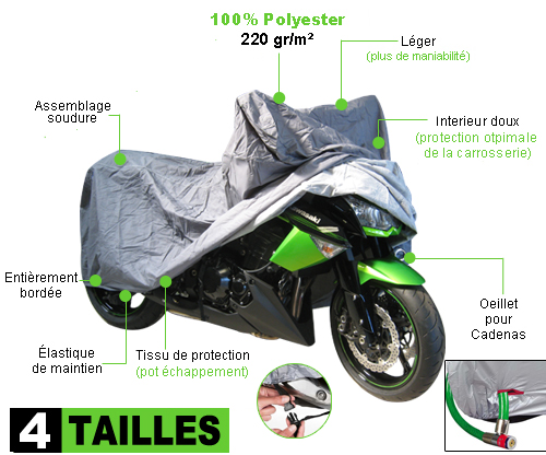 Demi-housse Moto UltraGard – Protection Contre L'eau, Poussière, Soleil Pour Honda Goldwing, ST1300, Royal Star Venture