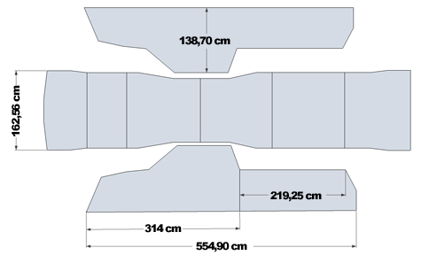 Dimensions de la housse softbond